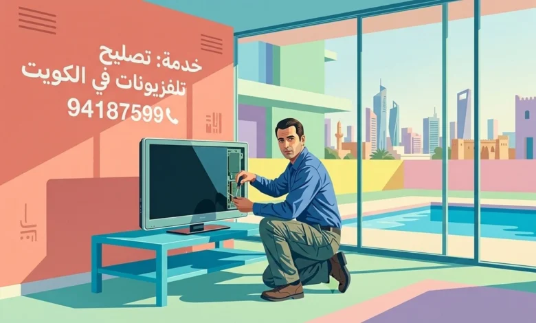 تصليح تلفزيونات وشاشات الكويت